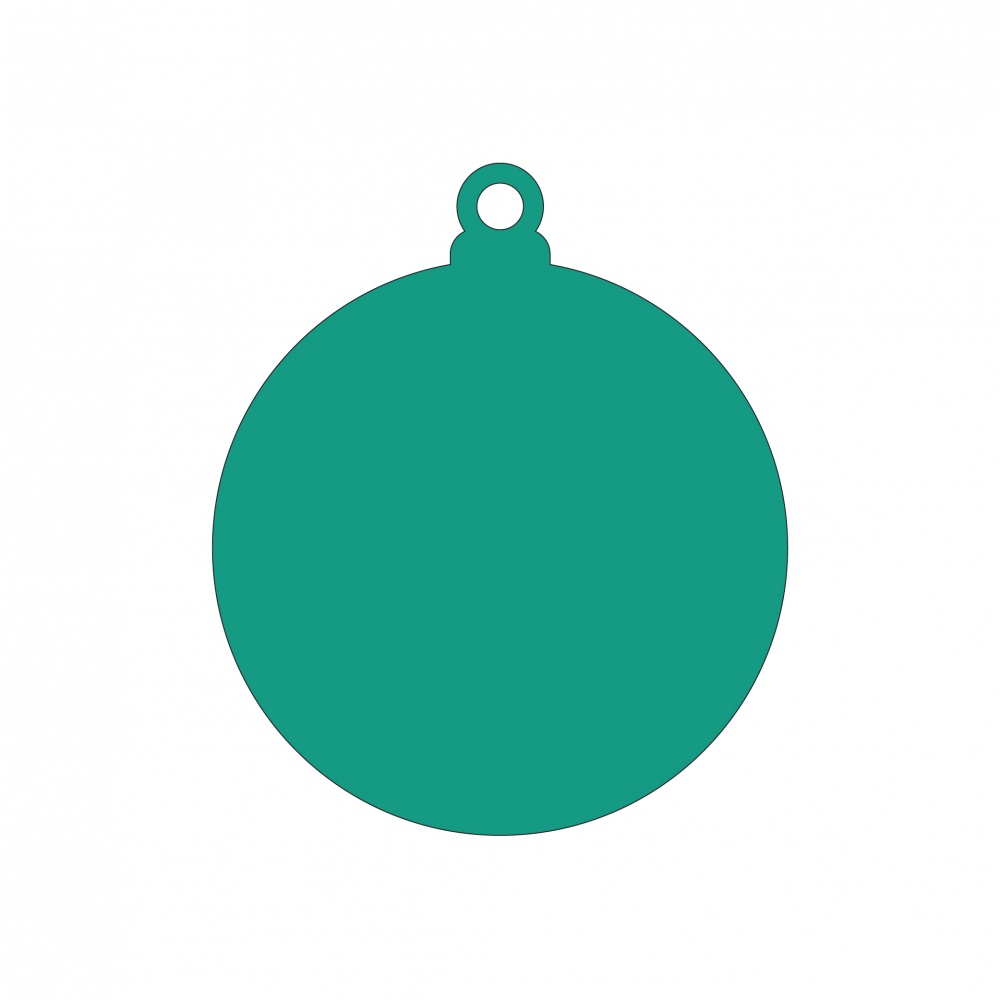 SVG Bauble Blank - Circle